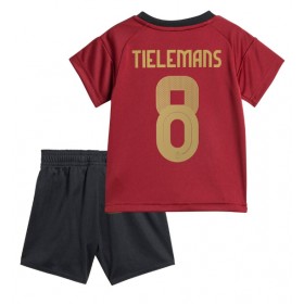 Belgien Youri Tielemans #8 Heimtrikot EM 2024 Kurzarm (+ kurze hosen)